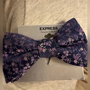 NWT Express Floral Bow Tie